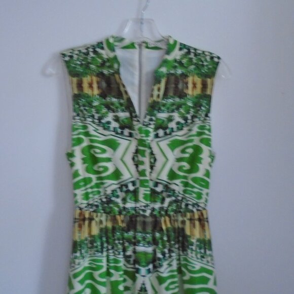 Alice + Olivia floor length sleeveless maxi dress park green space garden 6 US - Picture 2 of 16